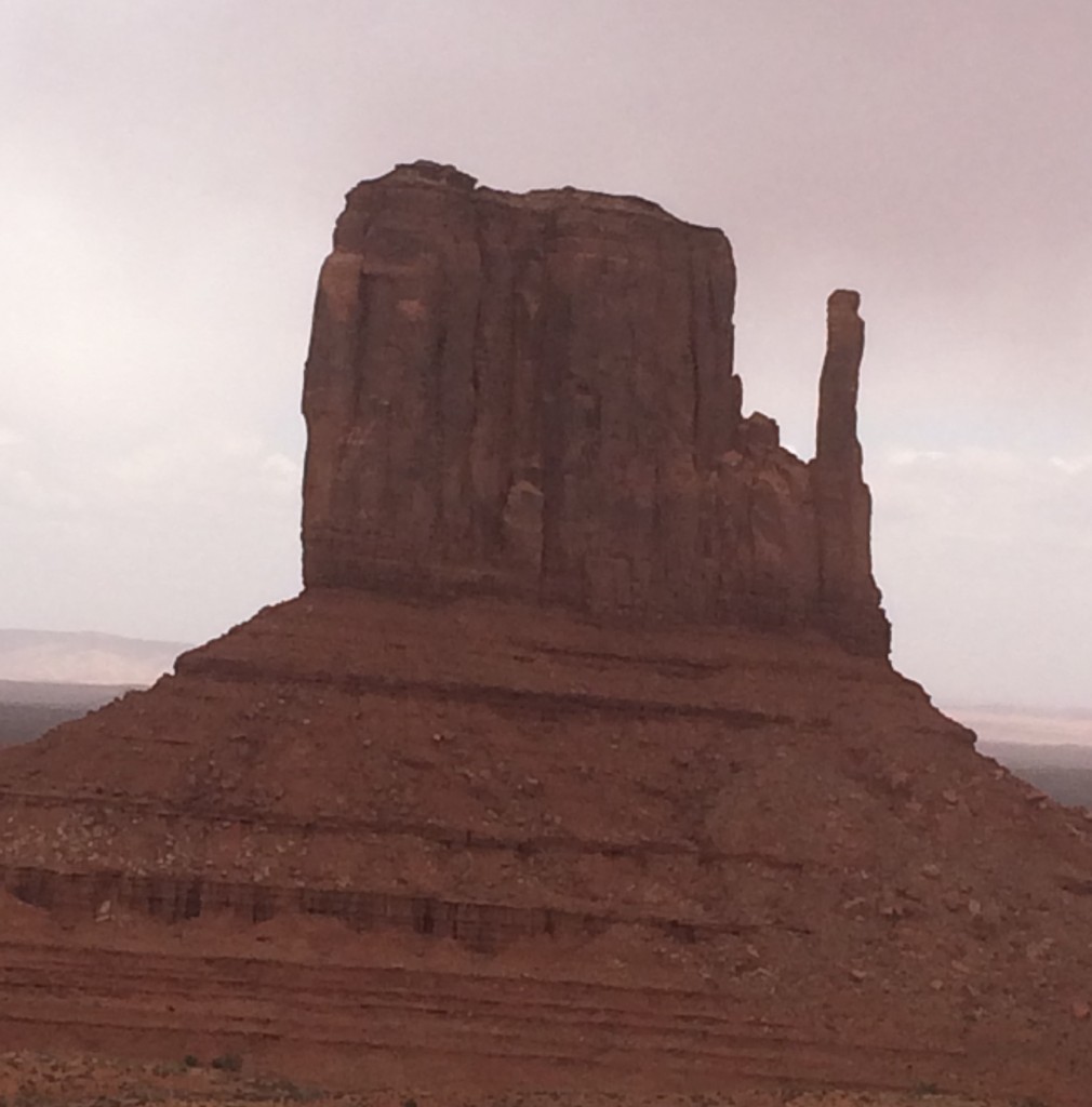 Monument Valley - One of the Mitten Buttes seen in many western movies and TV shows.