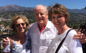 Marguerite, Bob & Diana atop the Santa Barbara Courthouse Bell Tower