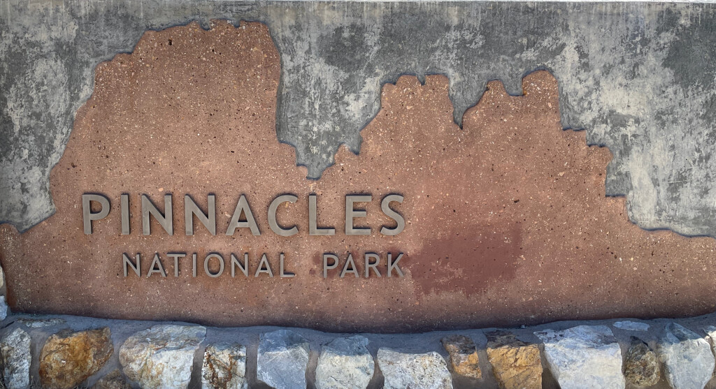 Pinnacles sign